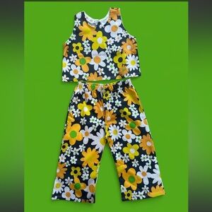 Flower Power Groovy Girls Matching Outfit Joonbird